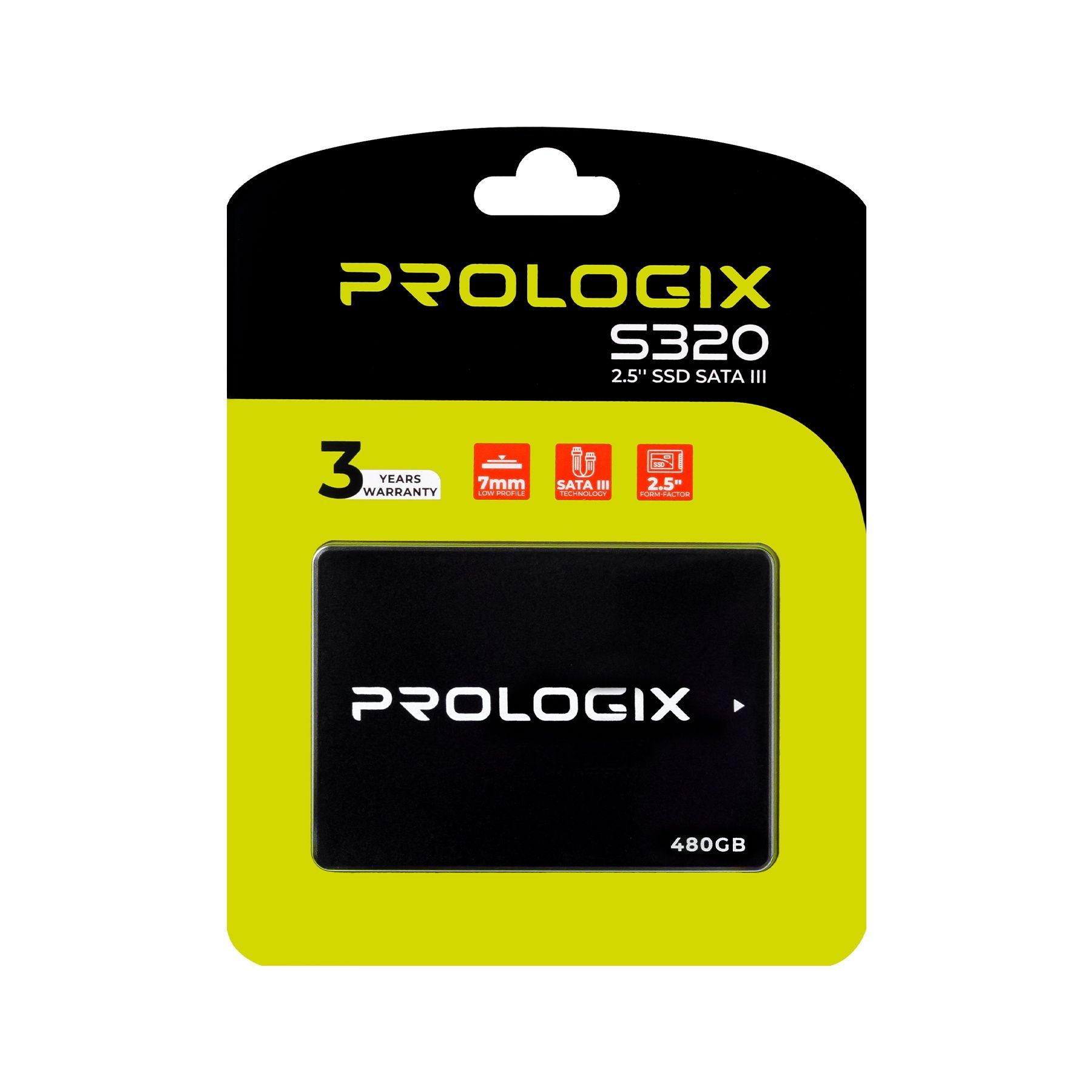 Накопитель SSD 480GB Prologix S320 2.5" SATAIII 3D TLC (PRO480GS320) Prologix купить в Украине