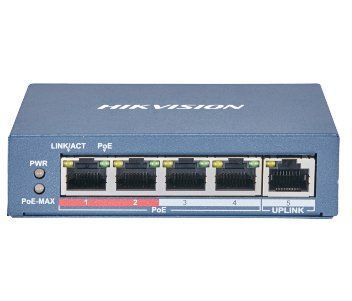 Комутатор Hikvision DS-3E0105P-E(B) Hikvision купити в Україні