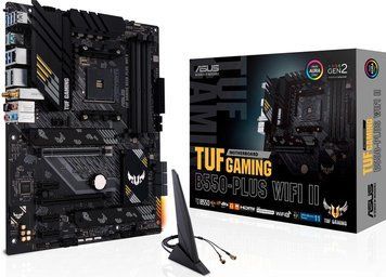 Материнська плата ASUS TUF GAMING B550-PLUS WIFI II (sAM4, AMD B550, PCI-Ex16) Asus купити в Україні