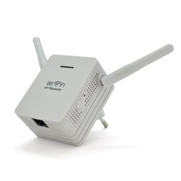 Підсилювач WiFi сигналу з 2-ма вбудованими антенами LV-WR06, живлення 220V, 300Mbps, IEEE 802.11b / g / n, 2.4GHz, BOX Voltronic купити в Україні