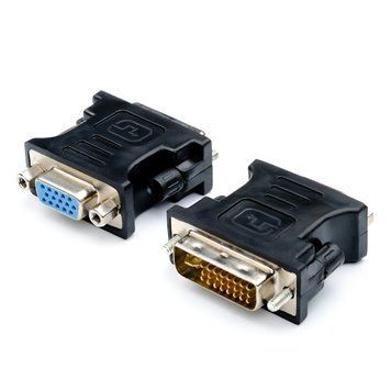 Переходник Atcom DVI 24+5pin - VGA (M/F) Black (11209) Atcom купить в Украине