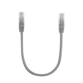 Патч-корд литой RITAR, UTP, RJ45, Cat.5e, 0,3m, серый, Cu (медь) Ritar купить в Украине