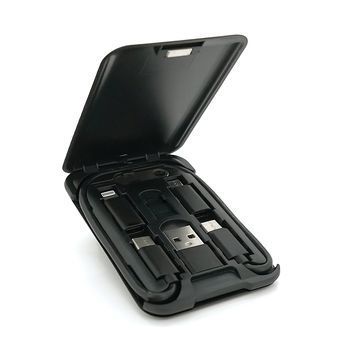Кабель KSC-325 KUHE 3 in 1 Micro / Iphone / Type-C, 3A, довжина 1м, Black, BOX iKAKU купити в Україні