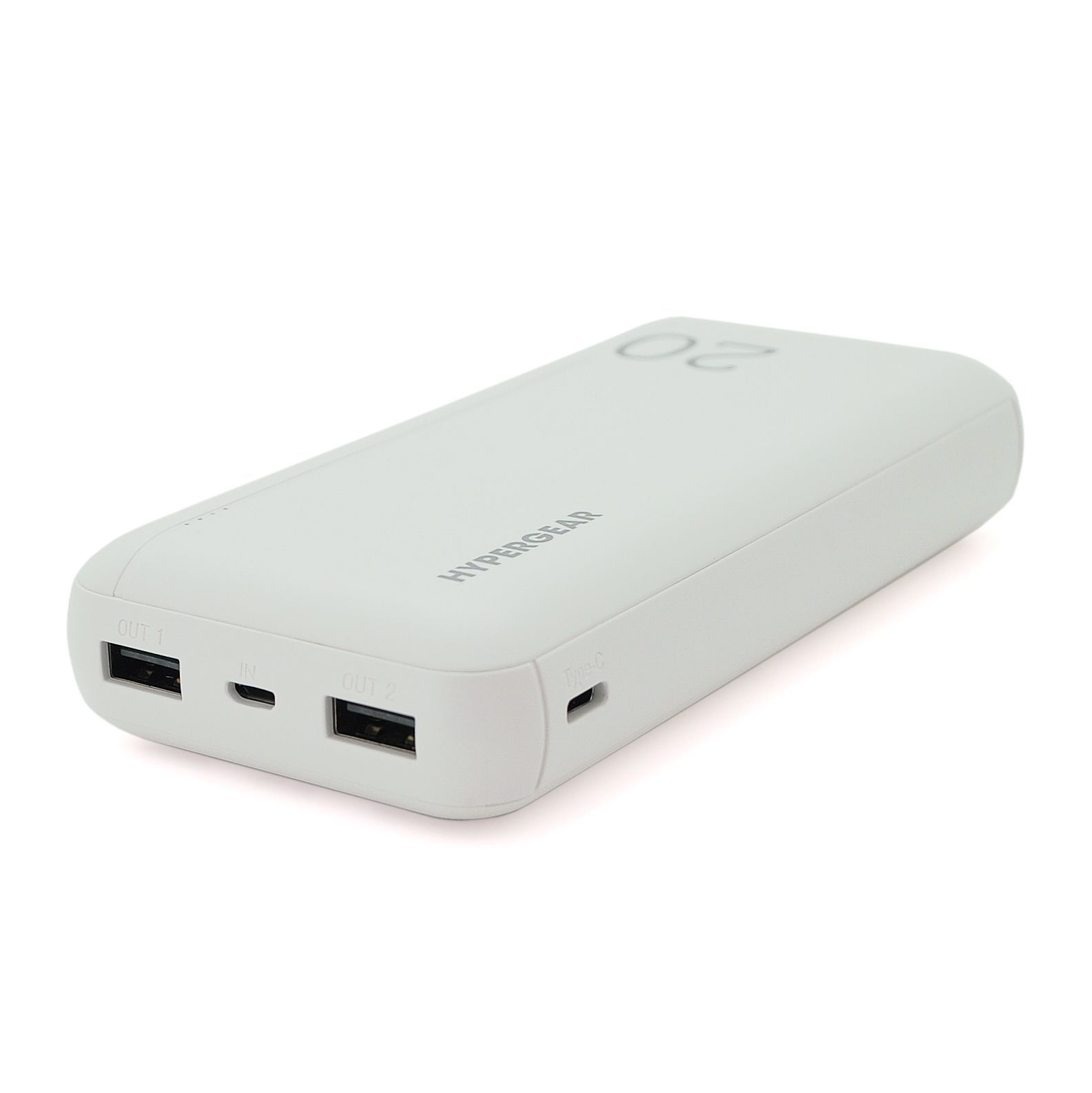 PowerBank Hypergear 20000mAh Fast Charge , 2*USB, White, Q24 Voltronic купить в Украине