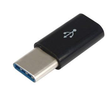 Адаптер Lapara USB 3.1 Type-C male на Micro USB female OTG для заряджання, чорний Lapara купити в Україні