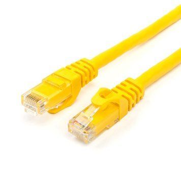 Патч-корд UTP Atcom RJ45, Cat.6, медь, 0.5 м, желтый Atcom купить в Украине