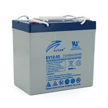 Тяговий акумулятор RITAR EV12-55,12V 55Ah, M5 (229 х 138 х 211(216)), Q1 Ritar купити в Україні