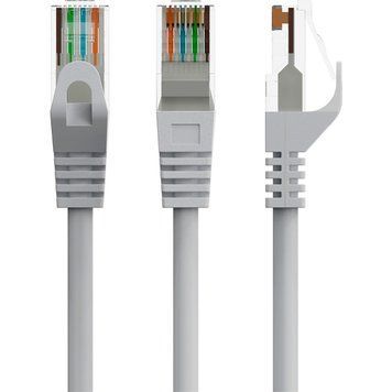 Патч-корд UTP Cablexpert (PP6U-CU-10M) Cat.6, литий, 50u" штекер із засувкою, 10 м, сірий Cablexpert купити в Україні