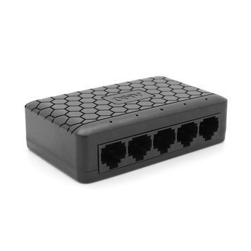 5ти портовый Ethernet коммутатор ONV-H1005ES в черном корпусе, 5*100Мб портов, 5В 1Ач, 87.7&times;55&times;23.9 мм ONV купить в Украине