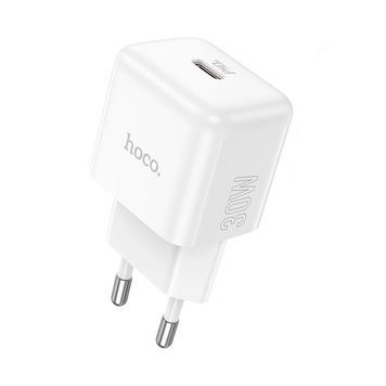 СЗУ HOCO N32, 1xUSB-C, PD30W, White, Box HOCO купити в Україні