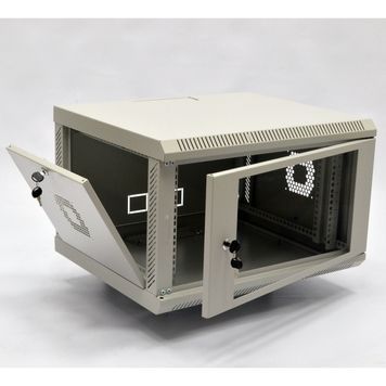 Шафа 6U, 600х500х373 мм (Ш*Г*В), акрилове скло, сіра Voltronic купить в Украине