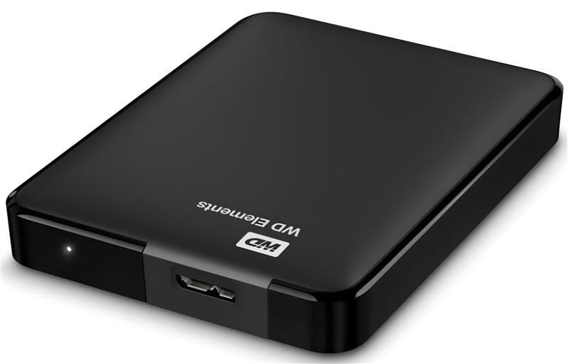 Внешний жесткий диск 2.5" USB 1.0TB WD Elements Black (WDBUZG0010BBK-WESN) WD купить в Украине