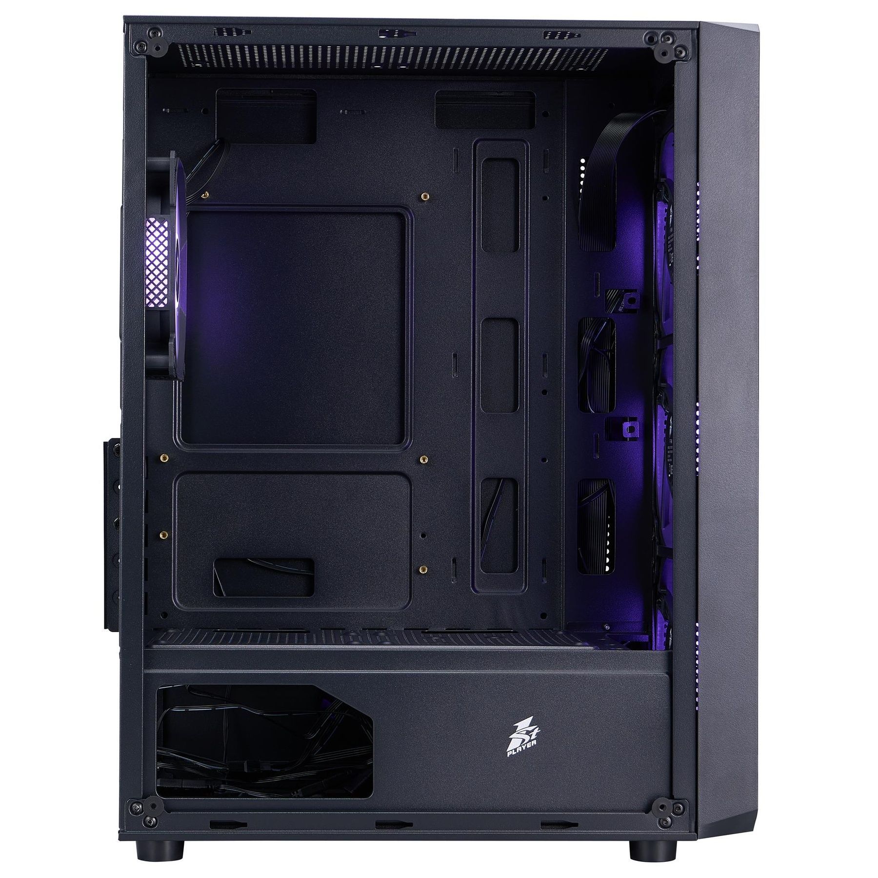 Корпус 1stPlayer FD3-M-BK-4F7 Black без БП 1stPlayer купить в Украине
