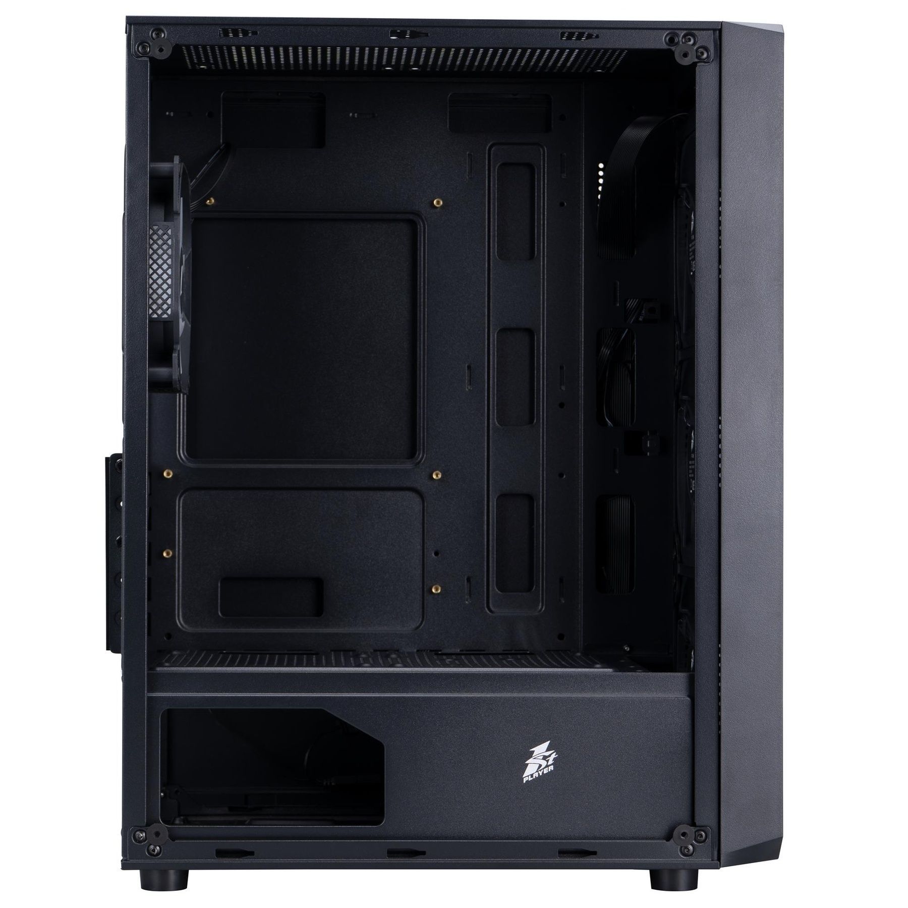 Корпус 1stPlayer FD3-M-BK-4F7 Black без БП 1stPlayer купить в Украине