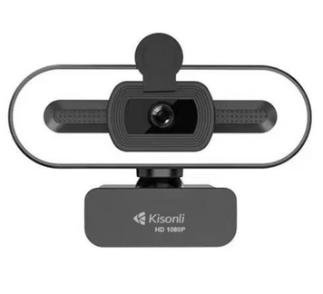 Вебкамера с микрофоном Kisonli D2, 1080P 30fps, пласт. корпус, Black, BOX KISONLI купить в Украине