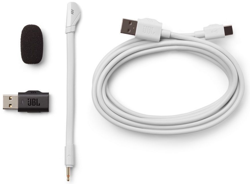 Bluetooth-гарнітура JBL Quantum 360 Wireless White (JBLQTUM360WHT) JBL купить в Украине