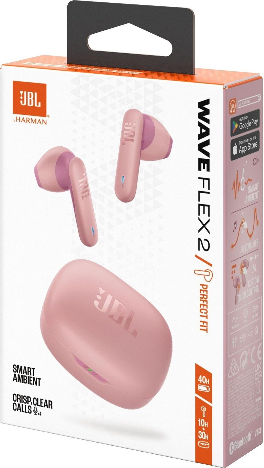 Bluetooth-гарнітура JBL Wave Flex 2 Pink (JBLWFLEX2PIK) JBL купити в Україні