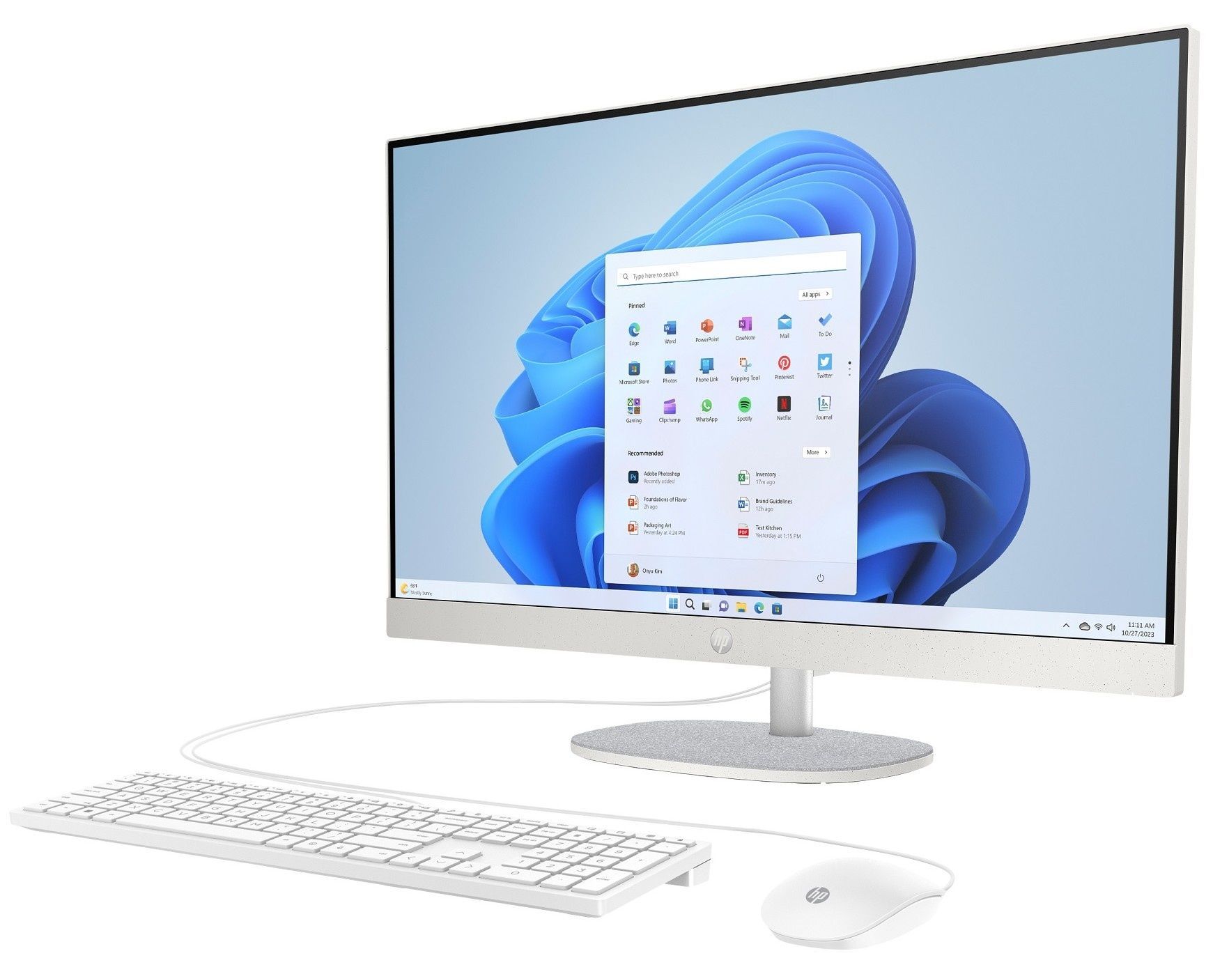Моноблок HP All-in-One 27-cr0034ua (D3SB3EA) Shell White HP купить в Украине