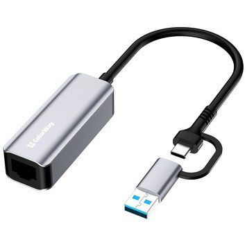 Мережевий адаптер ColorWay USB-A/USB-С 3.0 - RJ45 (CW-AD-CRG) ColorWay купити в Україні