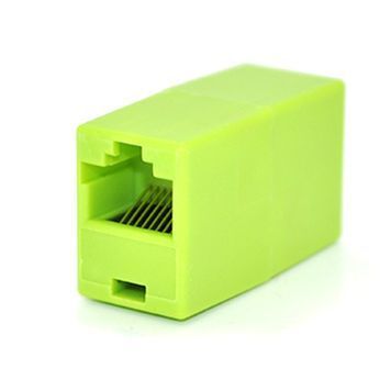 Соединитель RJ45 8P8C мама / мама RJ45 для соединения кабеля, зеленый, Q100 MERLION купить в Украине