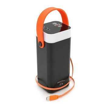 Powerbank ACL PW-142 40000mAh, PD22.5W, 4xUSB+USB-C, 4 кабеля(USB / Micro / Type-C / Lighting), Фонарь, 0.92кг, Black / White, Box ACL купить в Украине
