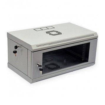 Шафа 4U, 600x350x284мм (Ш*Г*В), економ, акрилове скло, сіра Voltronic купить в Украине