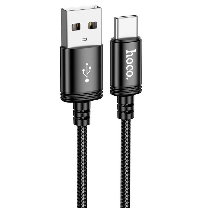 Кабель Hoco X89, Type-C-USB, 3A, Black, длина 2м, BOX HOCO купить в Украине