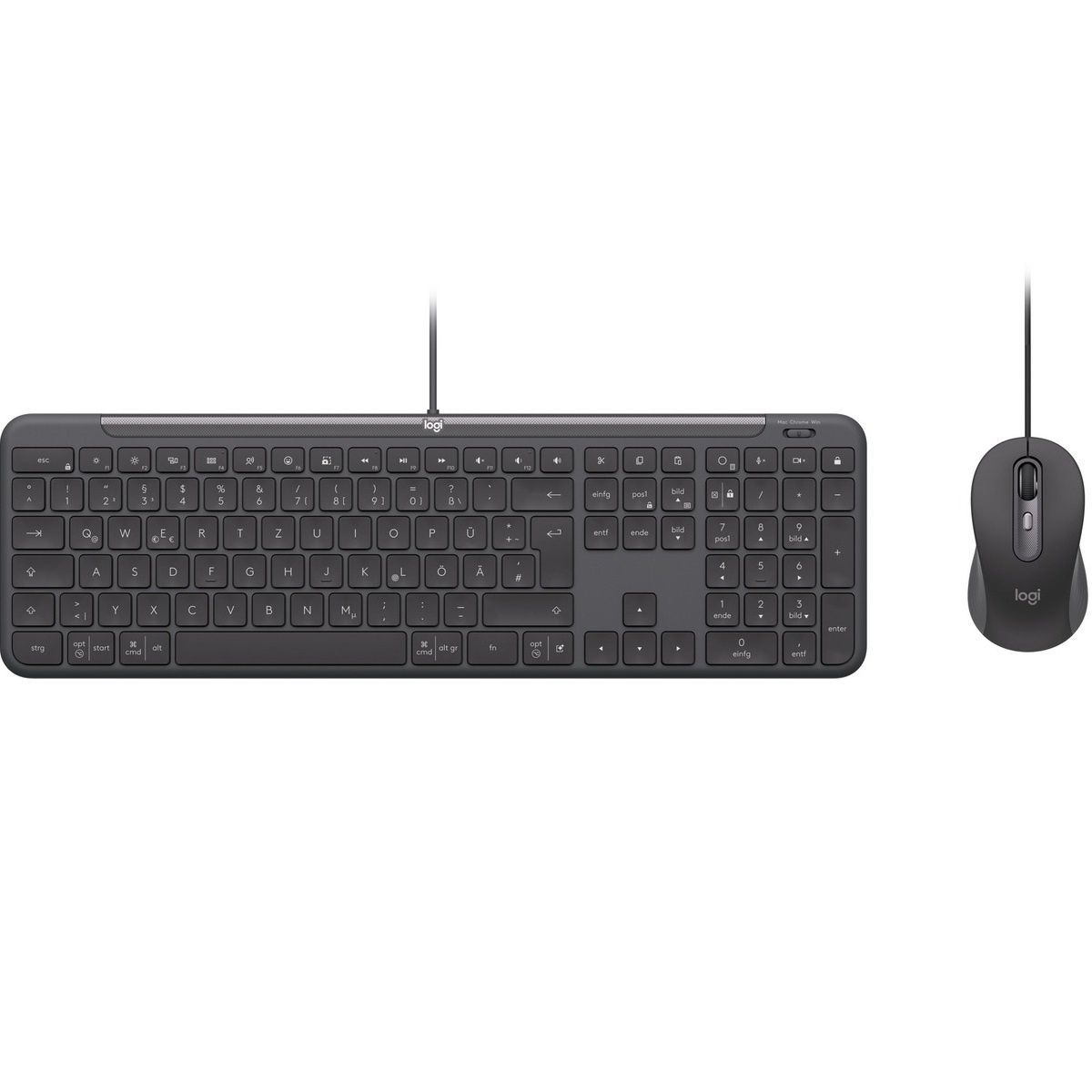 Комплект (клавиатура, мышь) Logitech Signature Slim Combo MK620 Graphite (920-013349) Logitech купить в Украине