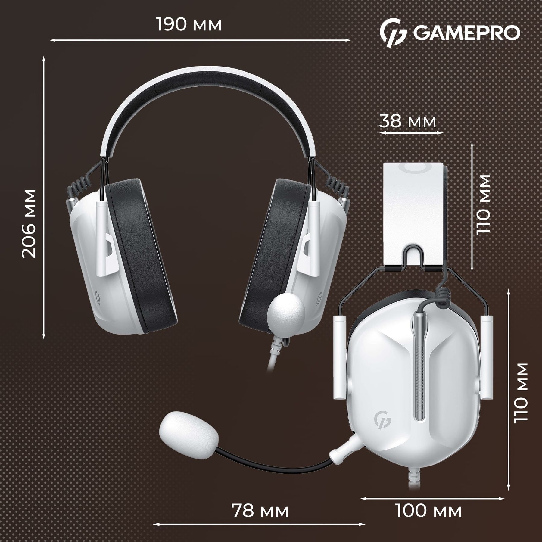 Гарнітура GamePro Genesis Hunter White (HS1350W) GamePro купити в Україні