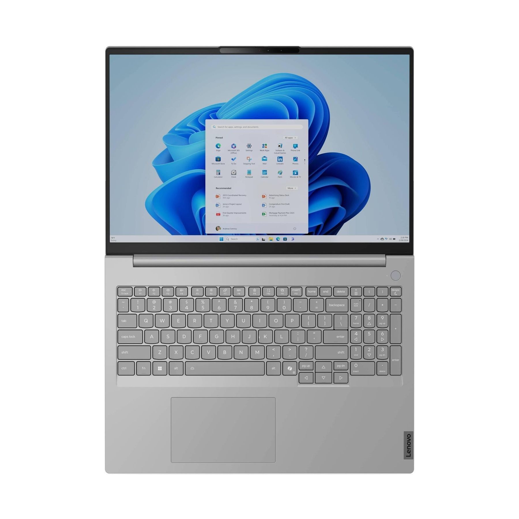 Ноутбук Lenovo ThinkBook 16 G8 IAL (21SK00JWRA) Arctic Grey Lenovo купить в Украине