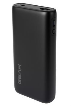 Зовнішній зарядний пристрій GEAR 20000mAh PD22.5W з дисплеєм, 1*USB+Type-C, 2*USB-A + 1*micro USB, чорний GEAR купити в Україні