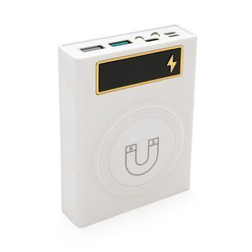 Power bank Voltronic CX4-PD-QIMagnetic под 4х18650, Magnetic Wireless Charger, Output:22.5W, Micro-USB, Type-C, Lightning, ABS, PVC, White, BOX Voltronic купить в Украине