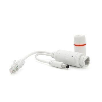 POE спліттер 48V-12V, RJ45 (10 / 100Мбіт) + POE 48V, White Voltronic купити в Україні