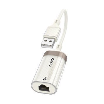 Контролер HOCO UA41 USB 2.0 to Ethernet - Мережевий адаптер 10 / 100Mbps, White, BOX HOCO купити в Україні