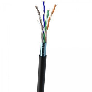 Кабель для внешней прокладки OK-Net КППЭ-ВП (100) FTP, CAT5е, 4х2х0.51, бухта 305м (49330) ОДЕСКАБЕЛЬ купить в Украине
