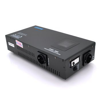 Стабилизатор напряжения релейный Conter SVR-3000VA / 2250W однофазный, напольного монтажа, LED дисплей, DC150-270V, AC230&plusmn;8%, 2*Shuko, Q4 Conter купить в Украине