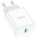 СЗУ 110-240V HOCO C104A, USB-C, PD20W, White, Box HOCO &mdash; фото