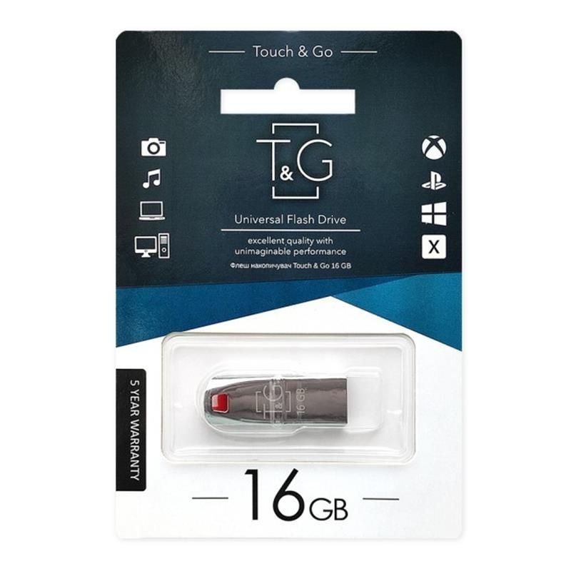 Флеш-накопичувач USB 16GB T&G 115 Stylish Series (TG115-16G) T&G купити в Україні
