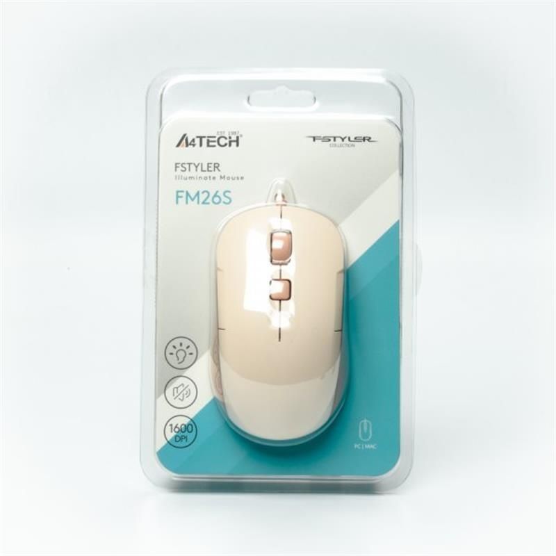 Мышь A4Tech Fstyler FM26S Cafe Latte A4Tech купить в Украине