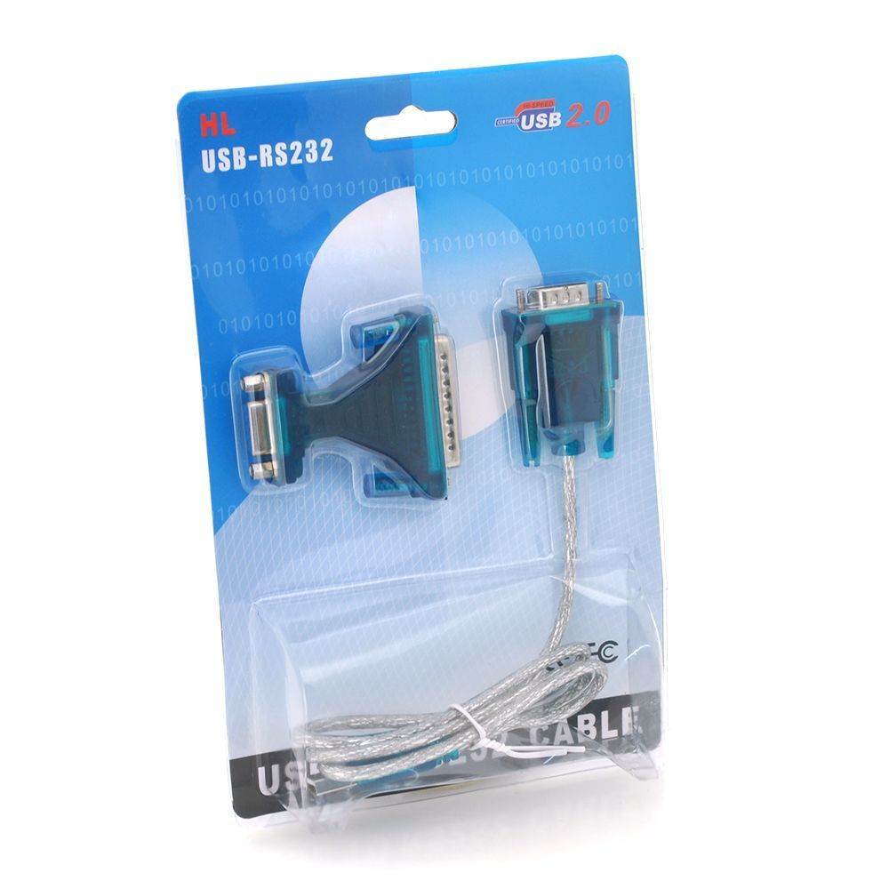Кабель USB to RS-232 с перехідником RS-232 (9 pin) > (25Pin),Blister Voltronic купити в Україні