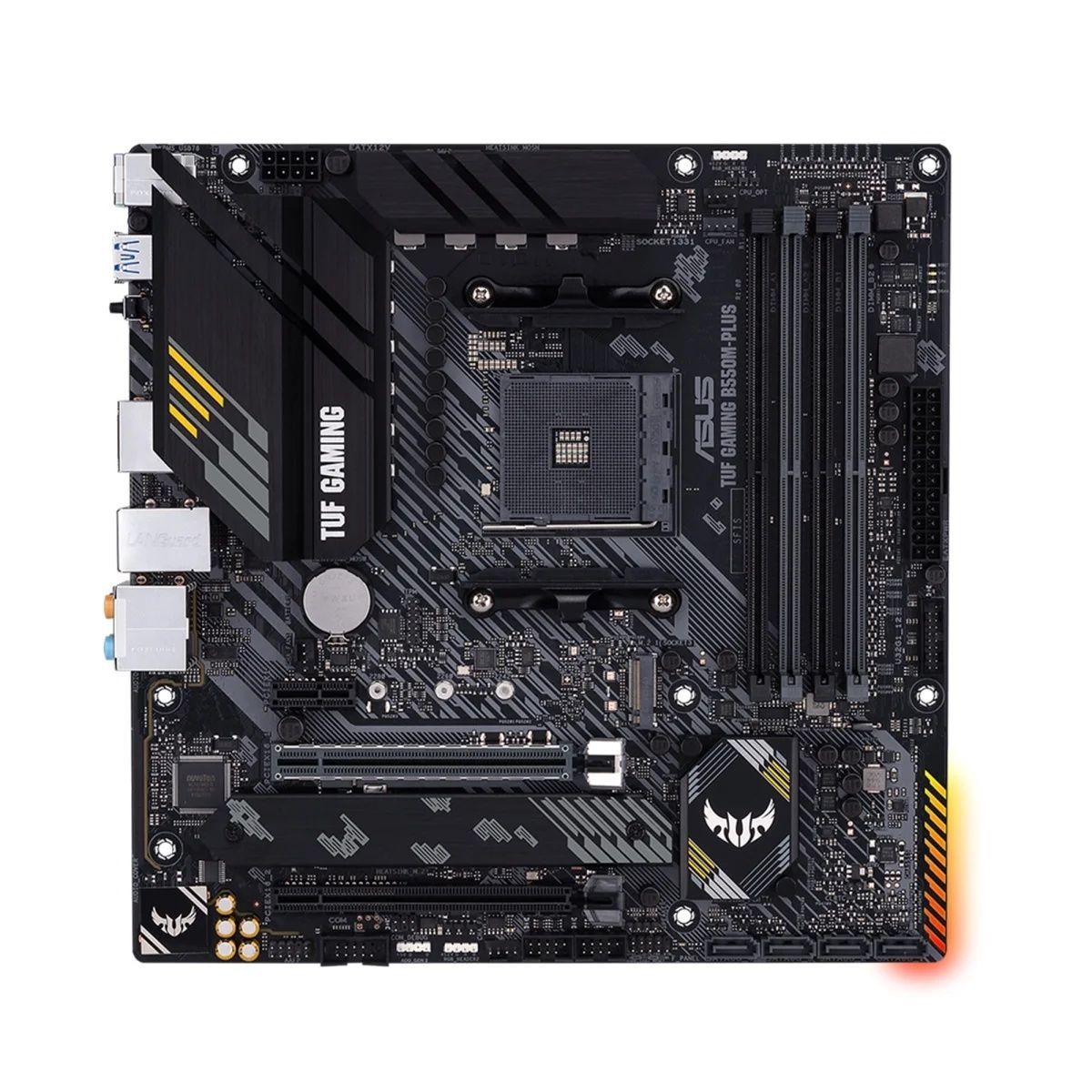 Материнська плата ASUS TUF GAMING B550M-PLUS (sAM4, AMD B550, DDR4, mATX) Asus купити в Україні