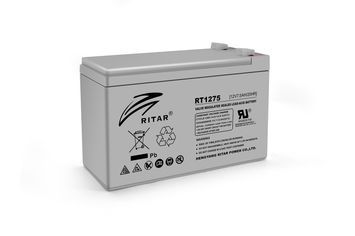 Акумуляторна батарея AGM RITAR RT1275, Gray Case, 12V 7.5Ah ( 151 х 65 х 94 (100) ) Q10 Ritar купити в Україні
