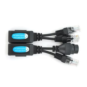 Splitter / Combiner RJ-45 POE Розгалужувач сигналу 2 пристрою по одному кабелю з підтримкою POE (Пара) YOSO купити в Україні