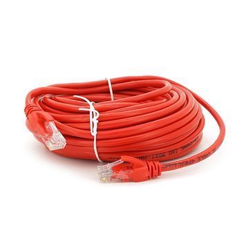 Патч-корд литий RITAR, UTP, RJ45, Cat.5e, 15m, червоний, Cu (мідь) Ritar купити в Україні