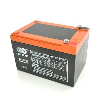 Тягова акумуляторна батарея AGM OUTDO 6-DZF-15, 12V 15Ah, ( 150 х 101 х 99 ), OUTDO купити в Україні
