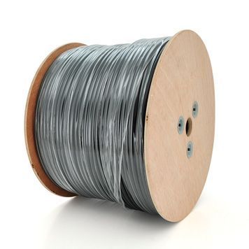 Кабель КНП UTP (25*2*0.5) 25p 24 AWG, Merlion, (CCA), изоляция ПЭ, для нар. работ, 500м, Black Voltronic купить в Украине