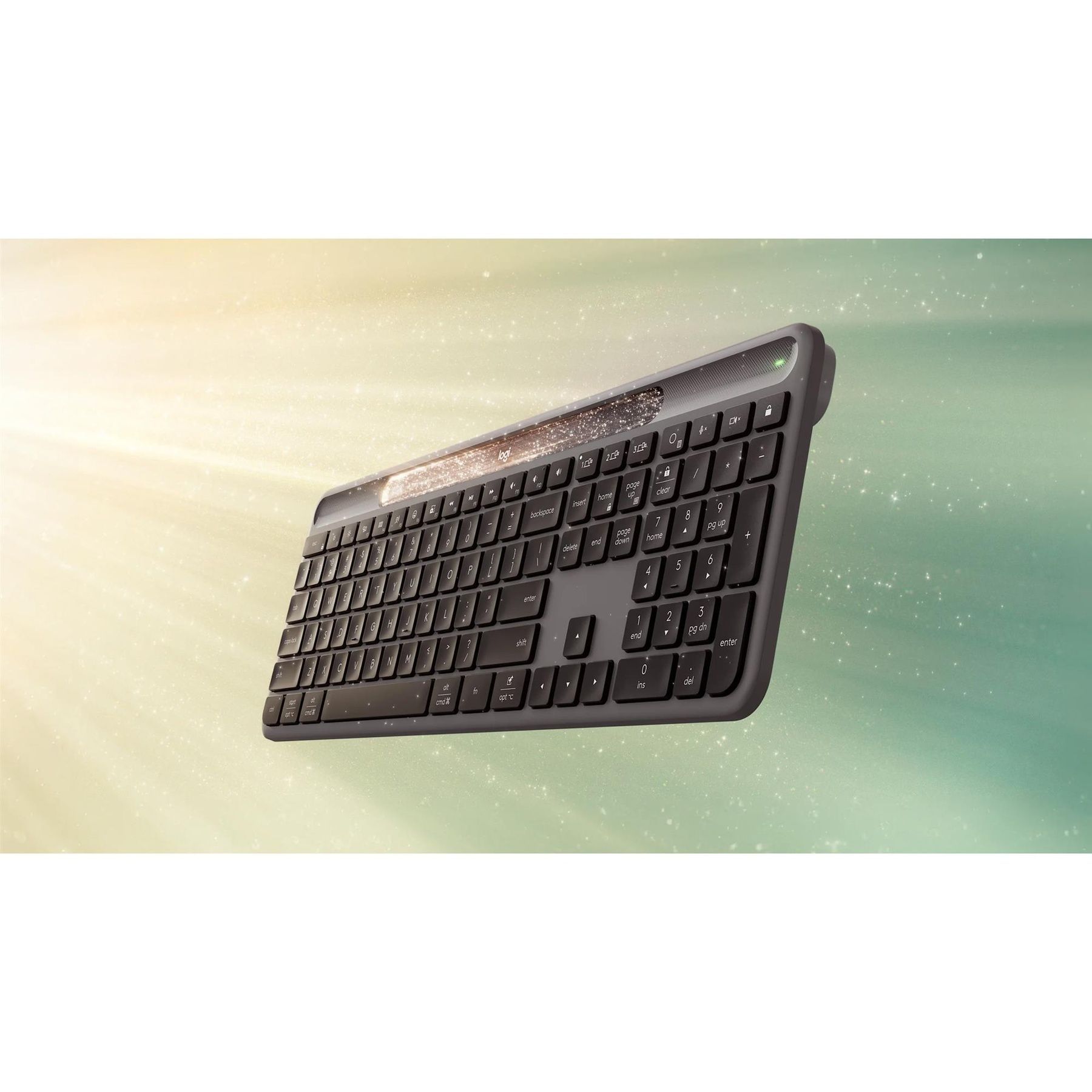 Клавіатура бездротова Logitech Slim Solar+ Graphite (920-013764) Logitech купити в Україні