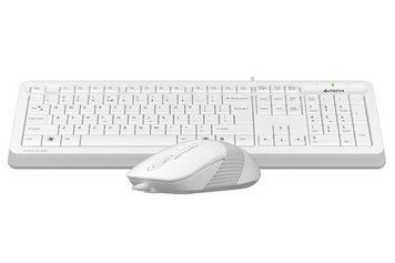 Комплект (клавіатура, миша) A4Tech F1010 White A4Tech купити в Україні