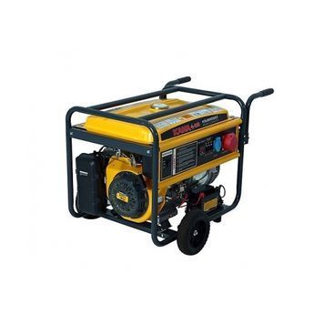 Генератор бензиновый KGL8000CE3, 3-фазный 220 / 400V, 50Hz, 8.1kVA / 6.5kW, бак 25 л, расход 2.6 л / ч, пуск: ручной / стартер (без АКБ, 685х512х550 мм, 77 кг KAMA купить в Украине