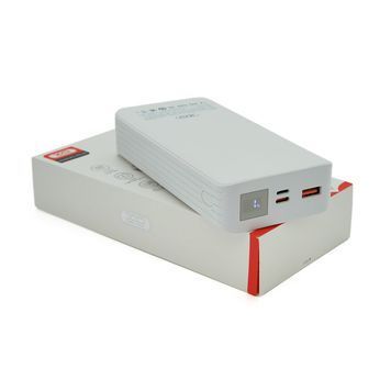 PowerBankXO-PR144 20000mAh,Input:5V / 3А,9V / 2А(Type-C),5V / 2А(Lightning),Output:5V / 3А,9V / 2,2А (Type-C),5V / 3А,9V / 2А,12V / 1,5А(2xUSB),PD20W,Q68,White,Box XO купить в Украине